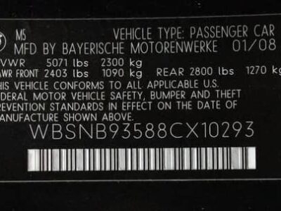 2008 BMW M5