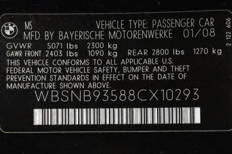 2008 BMW M5